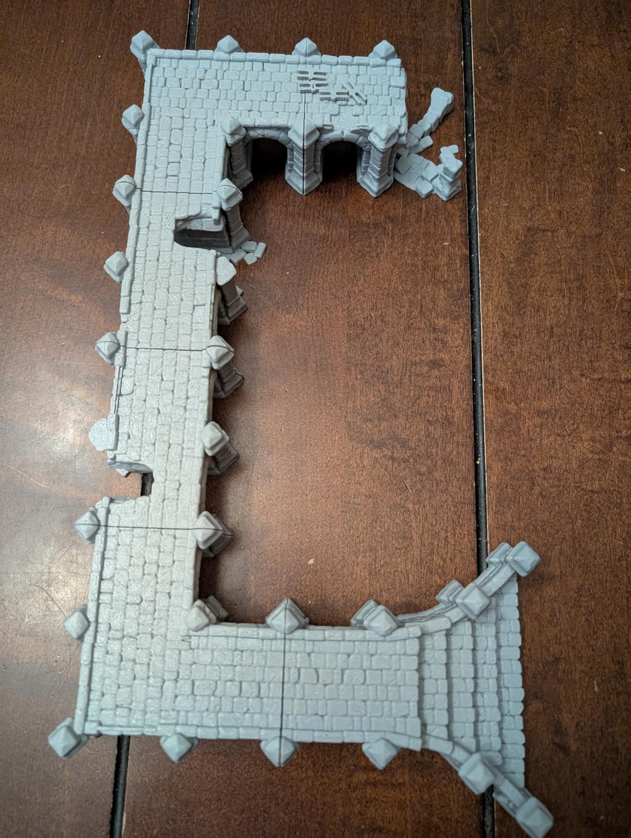 AF687 Broken Viaduct - DND Terrain for Dungeon Masters, 28PCS RPG Starter Set with Modular Bridge Ruins, Perfect Beginner Bundle for TTRPG and Tabletop Campaigns - Role Playing Buildings customer photo 1