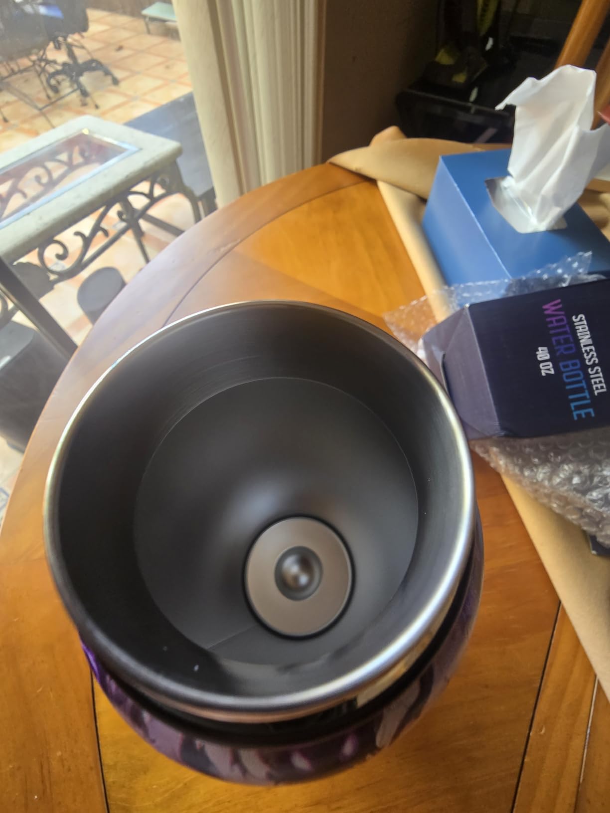 Anime Water Bottle 40 oz - Dark Realm Collector's Edition, Insulated Stainless Steel Water Bottle with Straw for Men & Boys, Leakproof Sports Tumbler, Gaming Birthday Gift for Anime Fans & Gamers customer photo 1