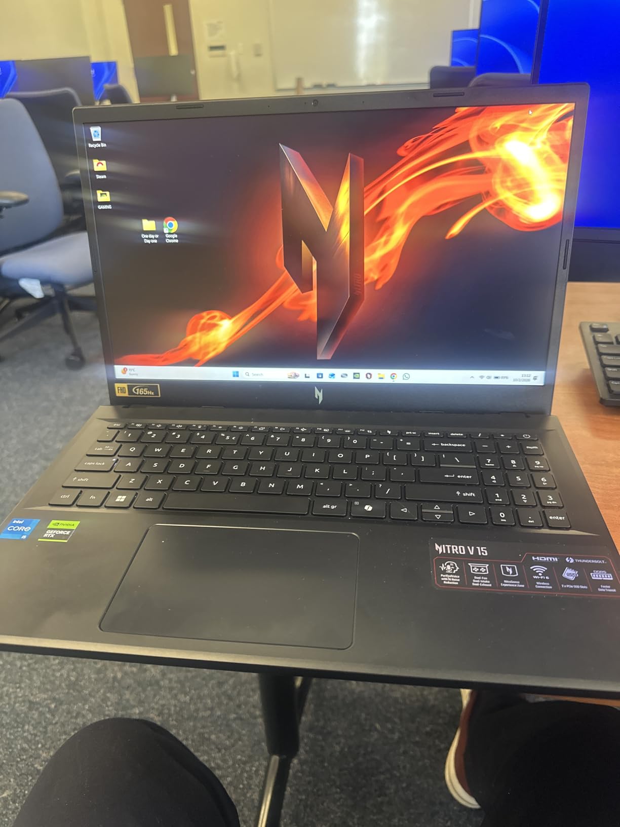 acer Nitro V Gaming Laptop | Intel Core i5-13420H Processor | NVIDIA GeForce RTX 4050 Laptop GPU | 15.6