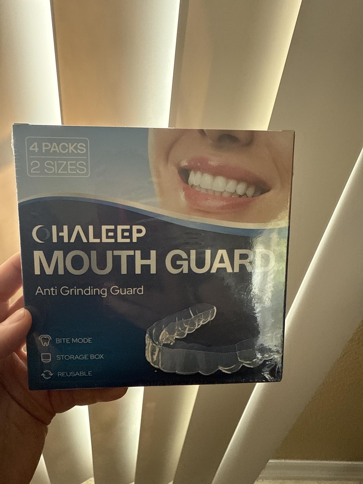 Anti Grinding Mouth Guard for Clenching Teeth at Night, Teeth Grinding Mouthguards for Sleeping, Mouth Guard for Grinding Teeth at Night, Night Guards for Teeth Grinding for Adults customer photo 1