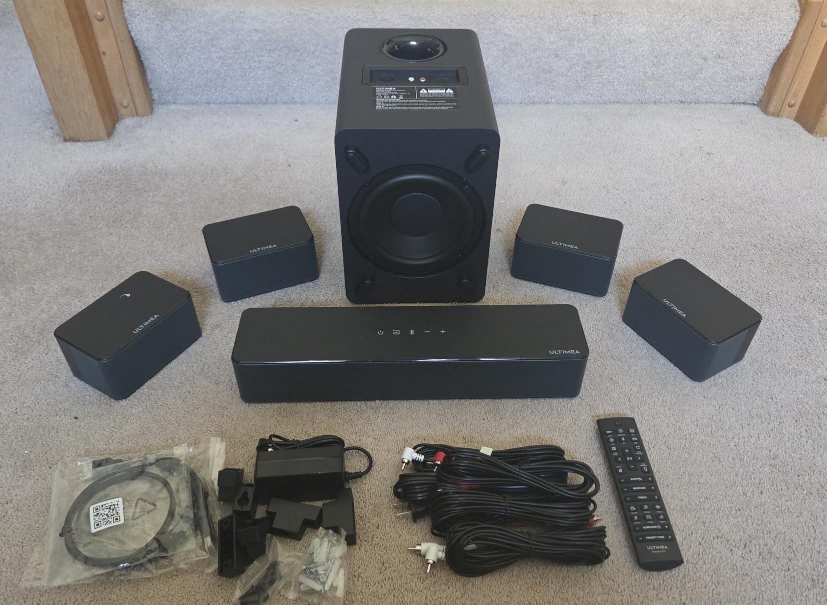 ULTIMEA 5.1CH Surround Sound Bar with Subwoofer, Dolby Atmos, VoiceMX, BassMX, APP, 300W Soundbar for Smart TV, Home Theater Surround Sound System for TV, Bluetooth 5.4, Poseidon M60 (2026 Model) customer photo 2