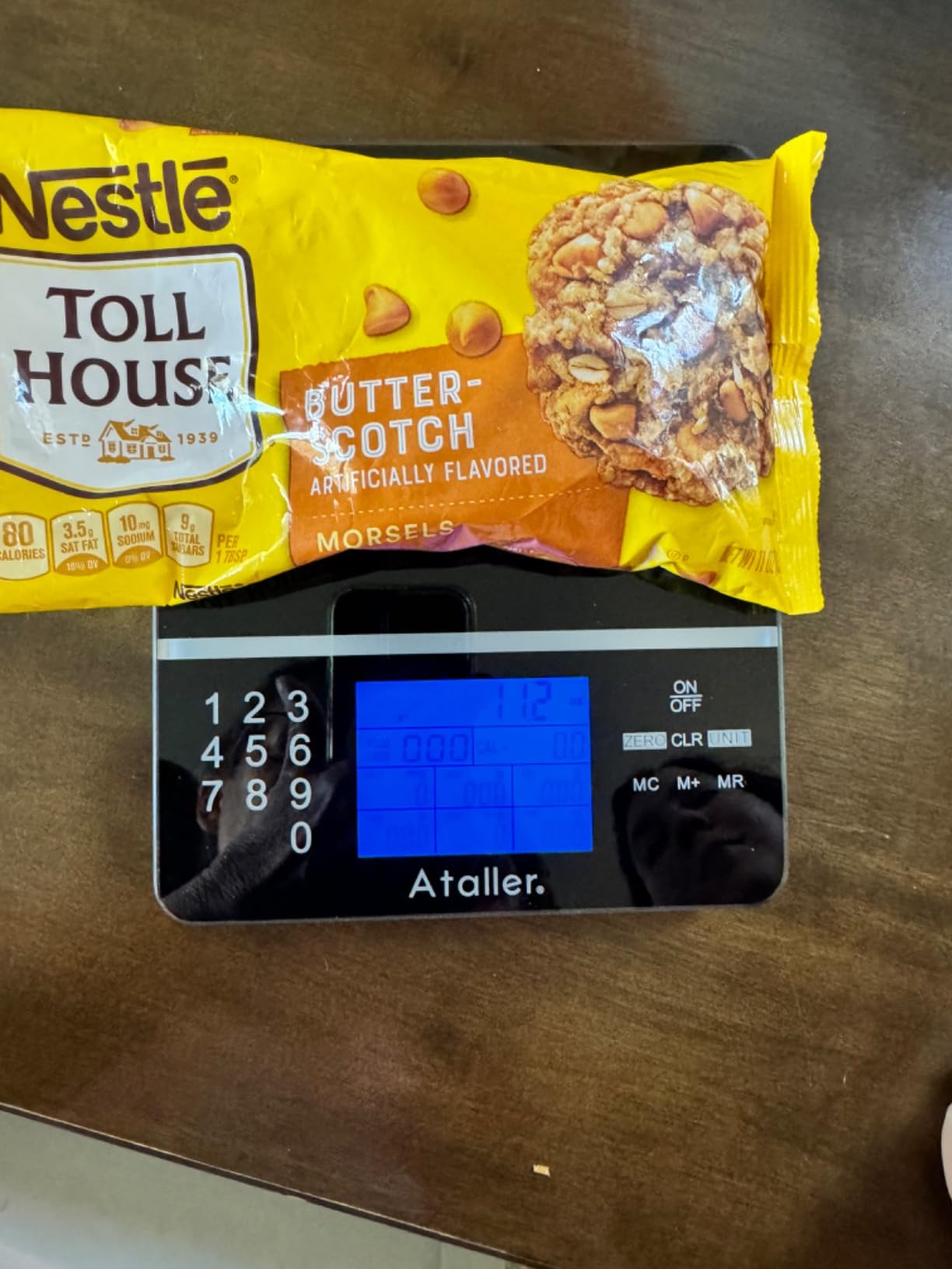 Ataller Smart Food Scales with Nutritional Calculator, Smartphone App with 26 Nutrients Tracking, Calorie, Marco, Digital Kitchen Weight Grams and Ounces for Weight Loss, 11 Pounds, Stainless Steel customer photo 1