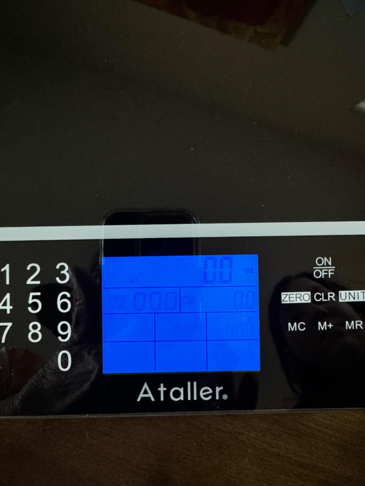Ataller Smart Food Scales with Nutritional Calculator, Smartphone App with 26 Nutrients Tracking, Calorie, Marco, Digital Kitchen Weight Grams and Ounces for Weight Loss, 11 Pounds, Stainless Steel customer photo 2