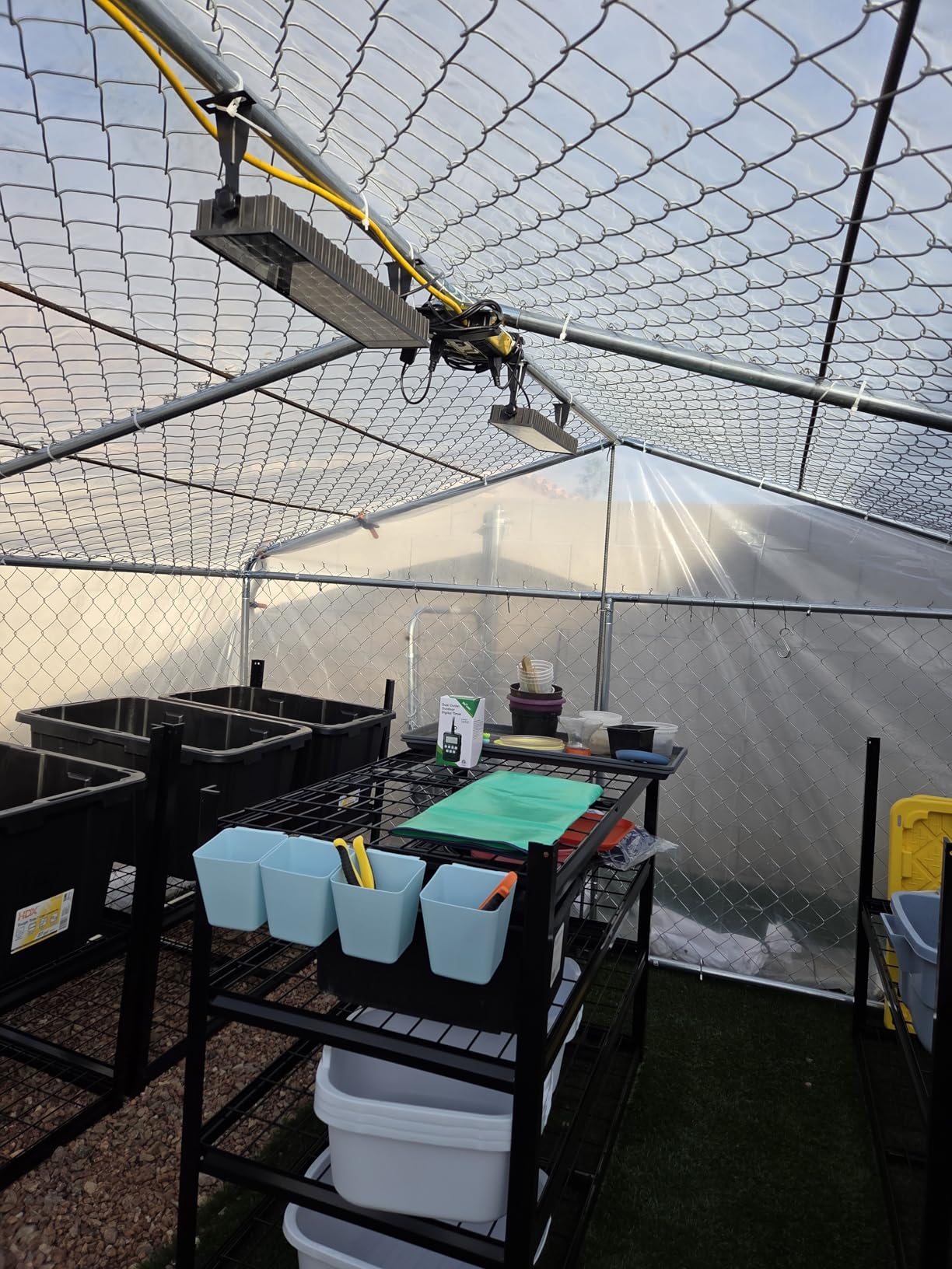 100W LED Shop Light 11000LM Ultra Brighter, Plug in Garage Light with On/Off Switch and 6FT Cord, 6000K IP66 Waterproof Workshop Bay Lighting for Garage Workbench Warehouse Factory Yard Outdoor customer photo 2