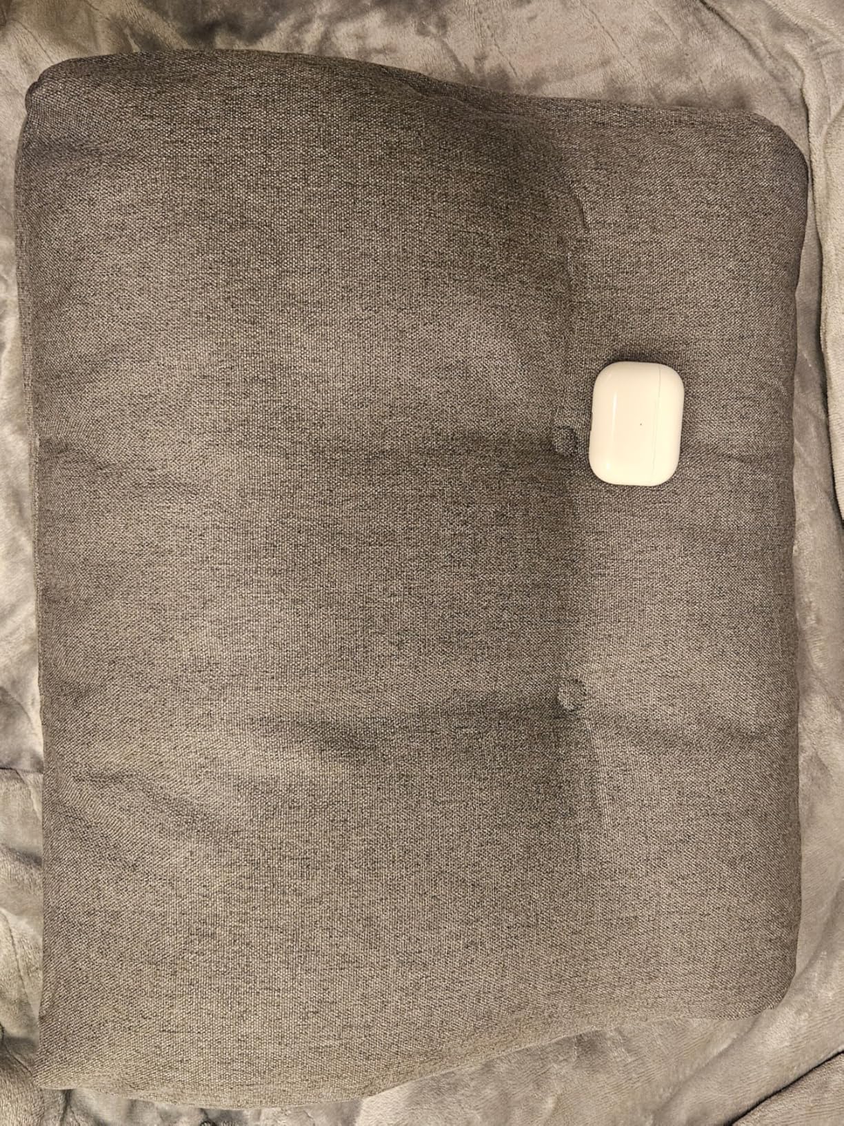 baibu Lumbar Support Pillow for Recliner, Large Memory Foam Dual-Layer Patent Design Back Support Cushion for Sofa & Gaming Chair, Ergonomic Lumbar Pillow with Machine Washable Cover, Brown customer photo 2