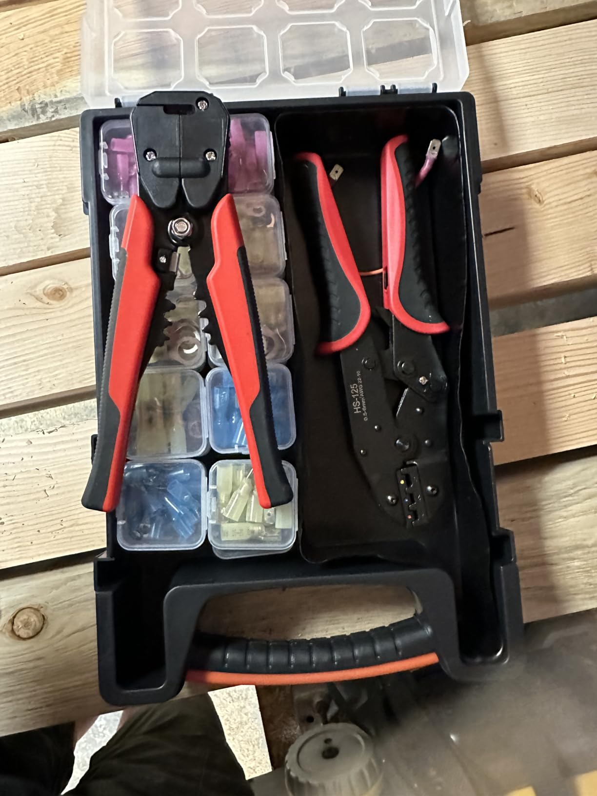 Kuject Crimping Tool Kit, 340 PCS Heat Shrink Wire Connectors (AWG22-10), 3-in-1 Kit customer photo 1