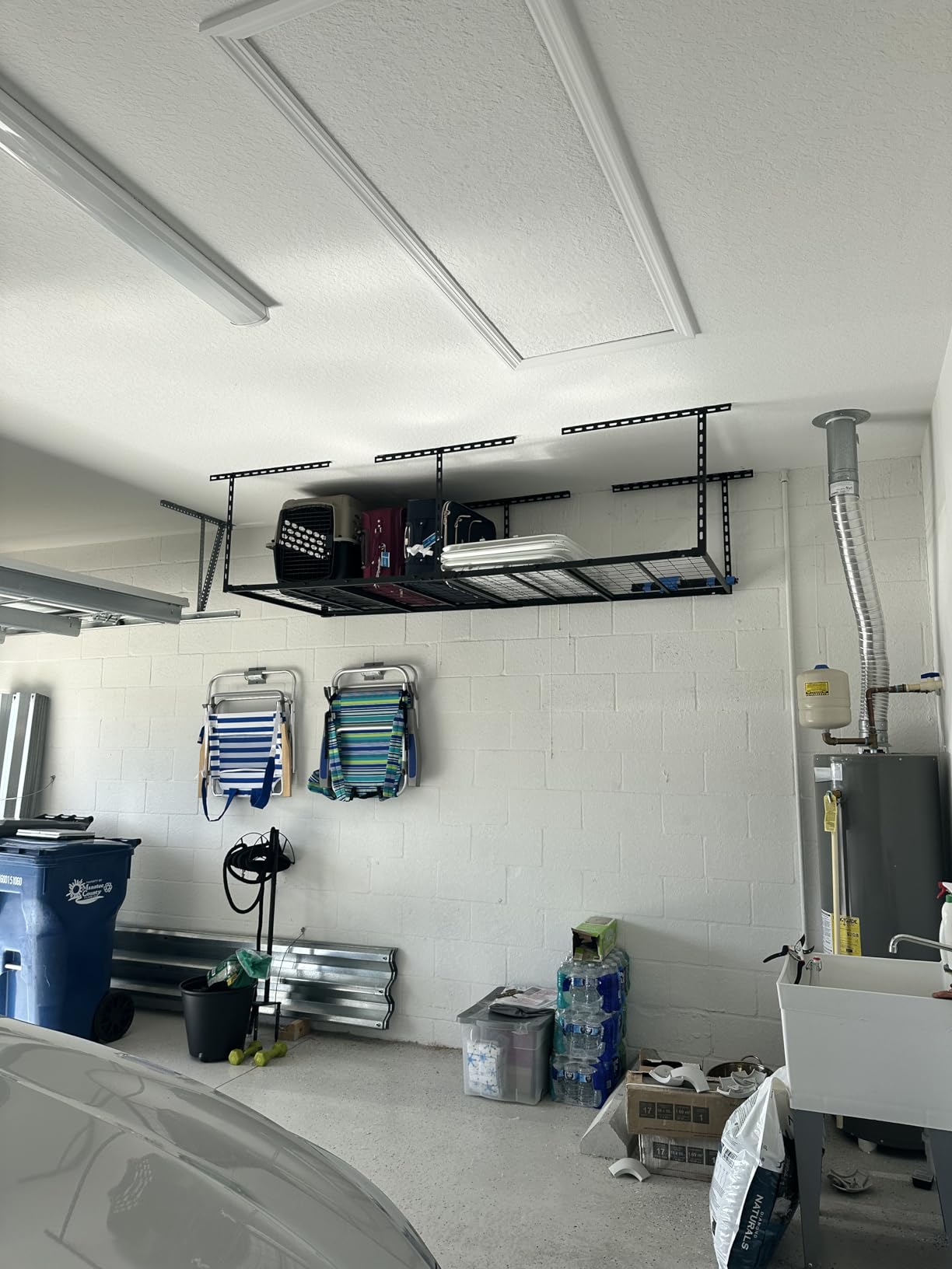 4X8FT Overhead Garage Storage Rack, 26
