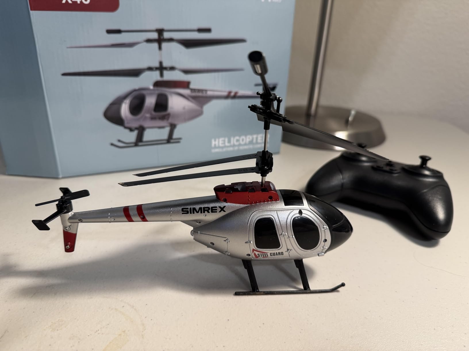 SIMREX RC Helicopter,Remote Control Helicopter Toy for Kids & Beginners, Altitude Hold, 2 Speeds,2 Batteries, Gift for Kids Boys Girls customer photo 1