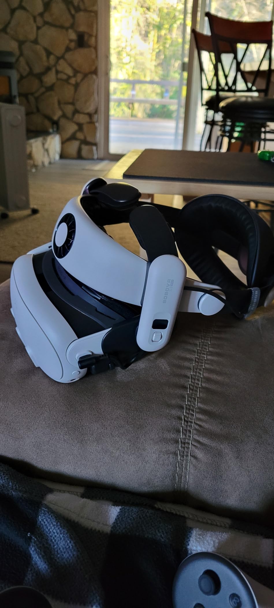 BOBOVR F3 Facial Interface,Compatible with Quest 3, Cooling Facial Cover with 3-Channel Ventilation, Adjustable FOV, Glasses-Friendly Design & Soft Lycra Nose Guard customer photo 1