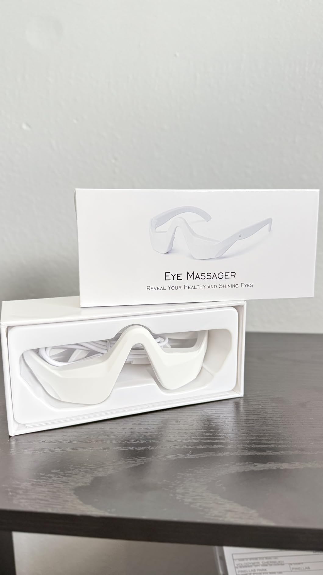 Under-Eye Red Light Therapy Device, & Microcurrent Eye Massager, Puffiness, Eye Bags - Red Light Therapy Glasses for Reducing Wrinkles and Fine Lines customer photo 2