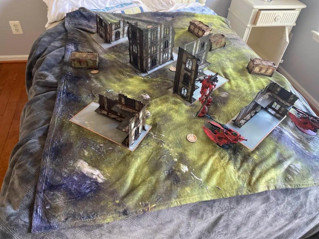 Jucoci Battlezone Creation Kit 9PCS Tabletop Terrain Wargame Terrains Set Compatible with WH40K customer photo 1