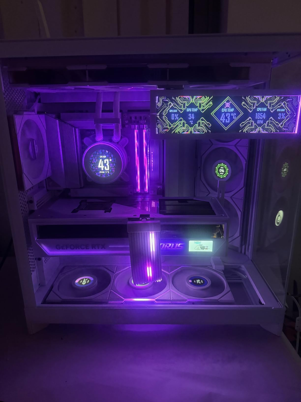 X870 AORUS Stealth ICE Reverse-Connect ATX Motherboard, Support AMD Socket AM5 Processors, DDR5, 16+2+2 Power Phase, 4X M.2, PCIe 5.0, USB4, WIFI7, 5GbE, PCIe EZ-Latch Plus, 5 Year Warranty customer photo 2