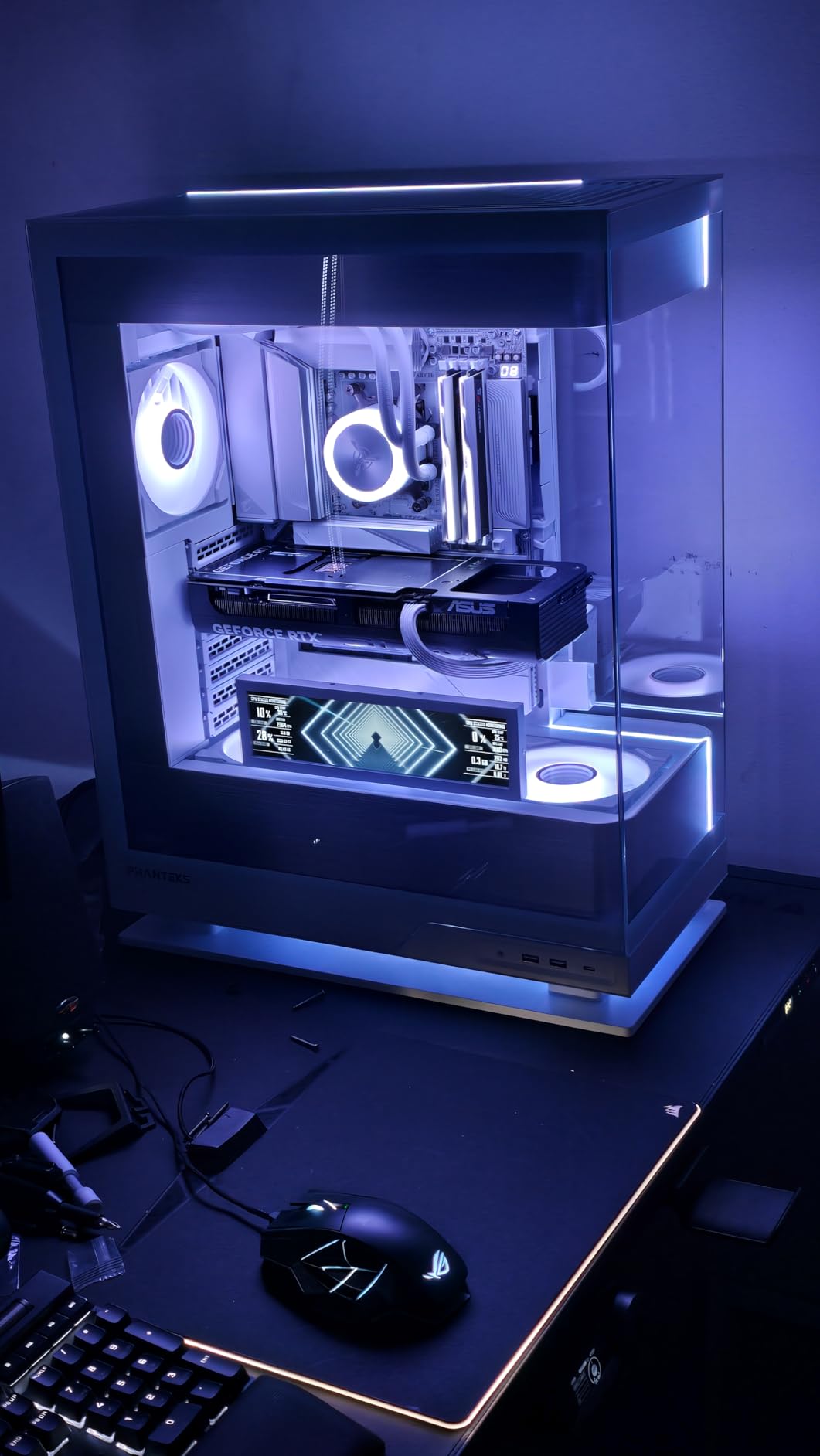 B850 AORUS Stealth ICE Reverse-Connect ATX Motherboard, Support AMD Socket AM5 Processors, DDR5, 14+2+2 Power Phase, 4X M.2, PCIe 5.0, USB-C, WIFI7, 5GbE LAN, EZ-Latch, 5-Year Warranty customer photo 1