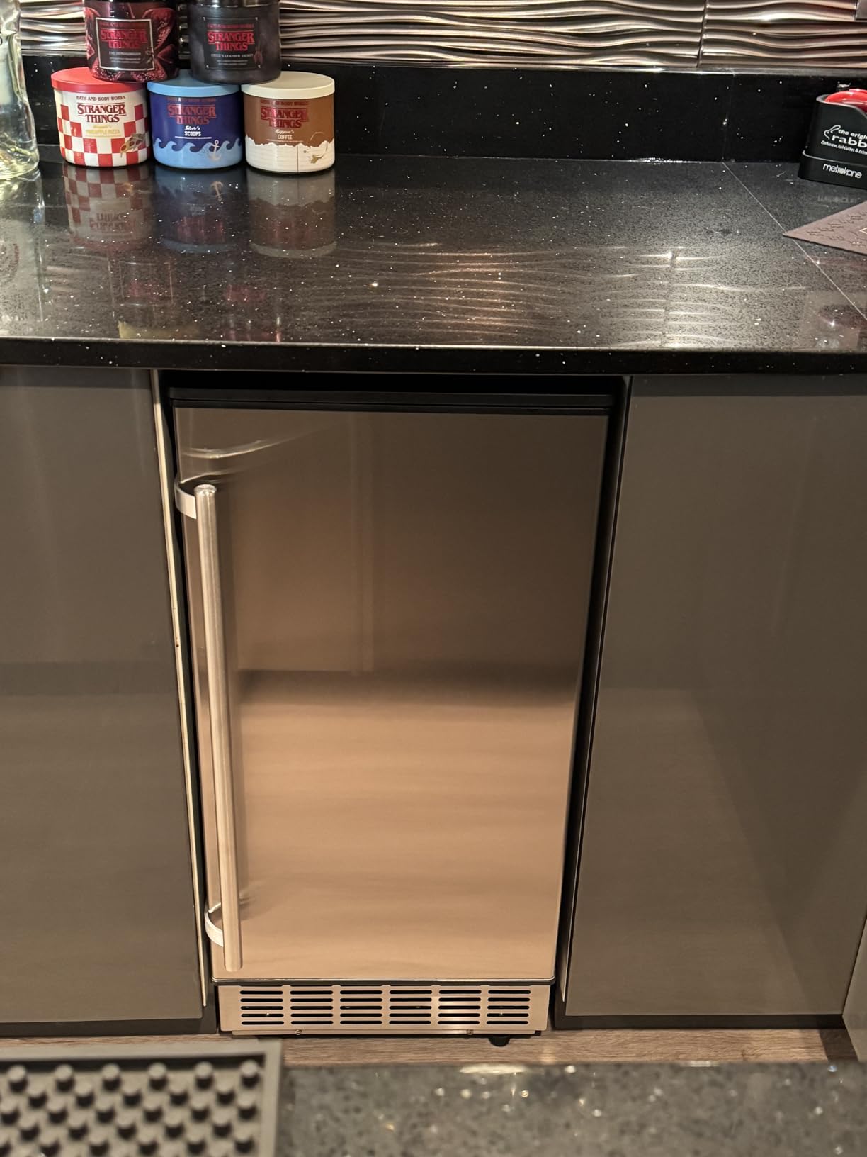 Commercial Nugget Ice Maker Machine with 12Lbs Storage Bin, 70Lbs/24H Stainless Steel Undercounter/Freestanding Pellet Crushed Chewable Ice Maker with Self-Cleaning for Home, Party, Office customer photo 2