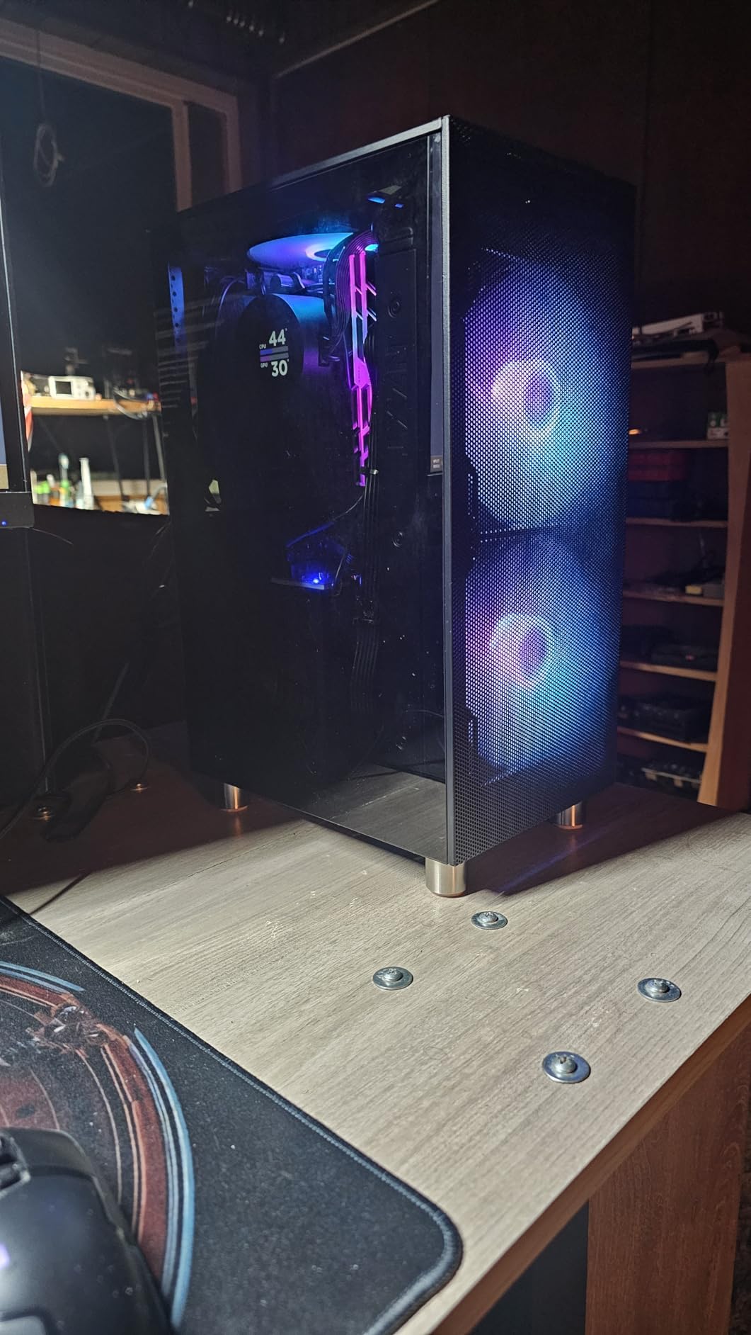 SSUPD Meshroom S V2 Mini-ITX Gaming PC Case with PCIe 5.0 Riser Cable customer photo 1