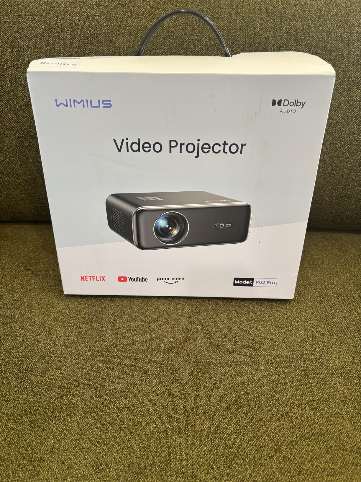 Upgrad P62 Pro Smart Outdoor Projector with WiFi and Bluetooth, 4K Support, Dolby Audio with Dual Speaker, Auto Focus, Built-in YouTube and PrimeVideo customer photo 1
