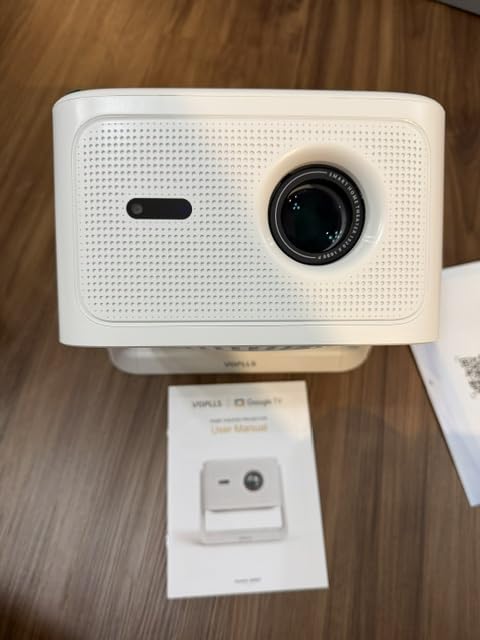 【Official Licensed Google TV】4K Smart Projector with WiFi and Bluetooth, VOPLLS Outdoor Projectors with Dolby/Auto Focus, Portable Movie Phone Wireless Gaming Wifi Proyector for Bedroom/Home/Celling customer photo 2