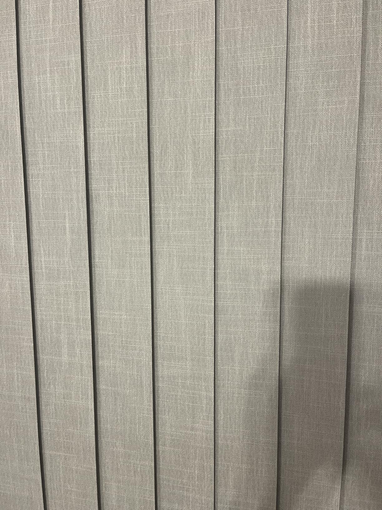 Motorized Vertical Blinds with Remote, Light Filtering Vertical Blind Compatible with Alexa Google Home,Electric Shades for Sliding Glass Doors Customize (Texture White) customer photo 2