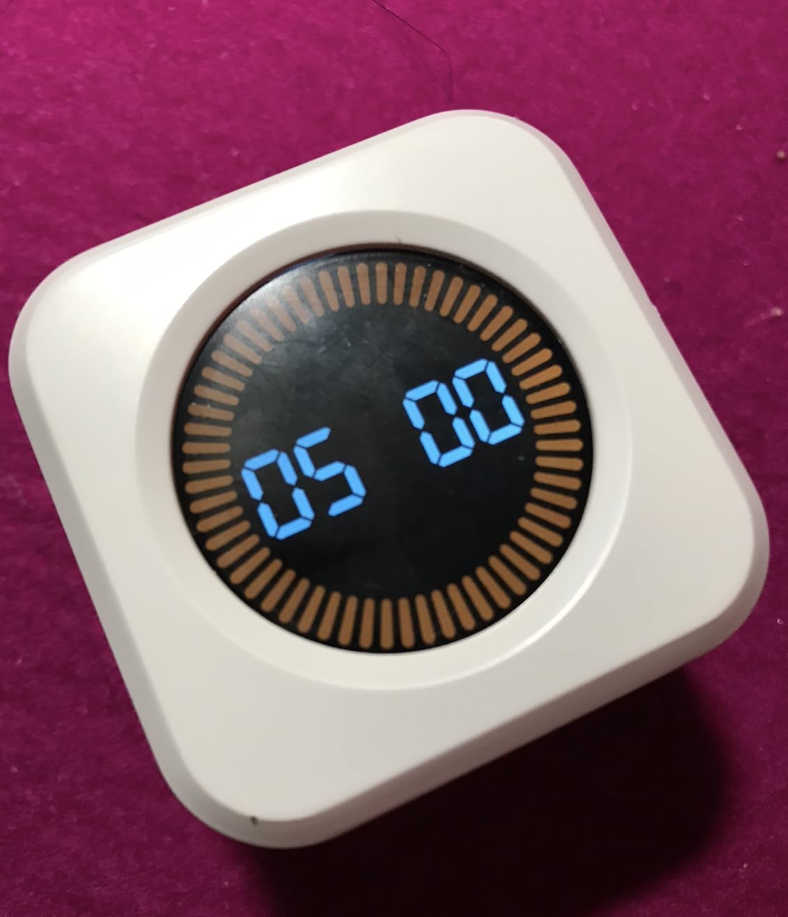 KADAMS Pomodoro Cube Timer Productivity Visual Timer - 5/10/25/50 Min Rotating Countdown (1 Green) customer photo 2