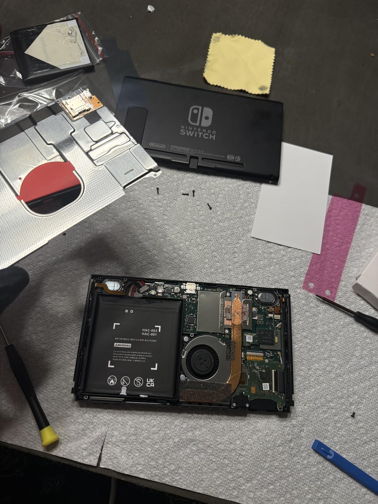 (5180mAh) 2026 Upgrade High Capacity Battery Replacement for Nintendo Switch 2017 HAC-003, HAC-001, HAC-A-BPHAT-C0, HAC-S-JP Game Console with Repair Tool Kit customer photo 1