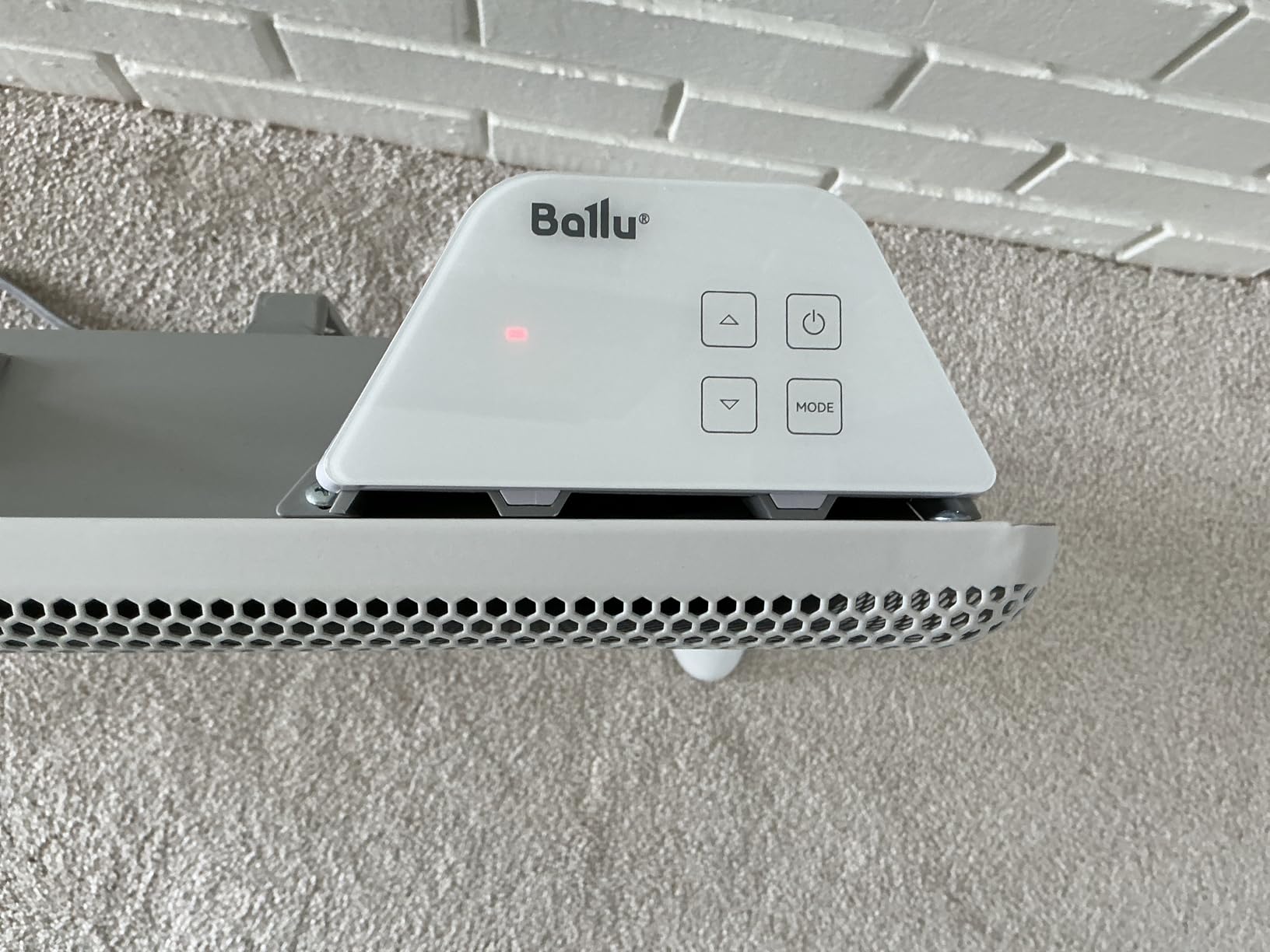 Ballu Convection Panel Space Heater for Large Room,1500W Electric Heater with Programmable Thermostat,WiFi App Control,Standing or Wall Mount,Smart Quiet Heater for Indoor Use,Works with Alexa,White customer photo 2