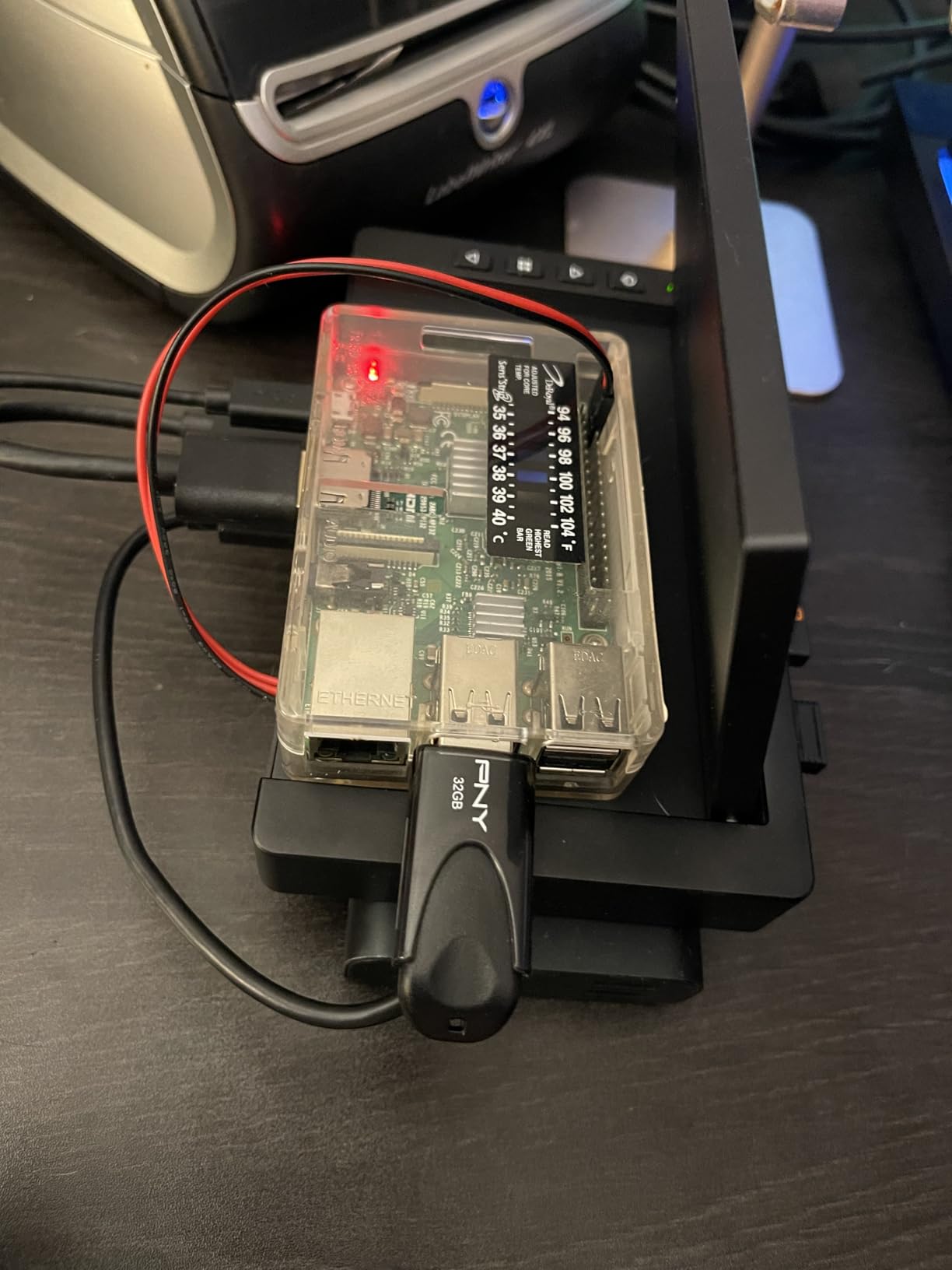 5-Inch Mini Monitor with USB HUB & Raspberry Pi Mount Holes, Type-C One-Cable Connection&Speakers, All-in-One Storage Dock, IPS Portable Screen for PC monitoring, Gaming/Streaming/AIDA64 DIY Partner customer photo 2