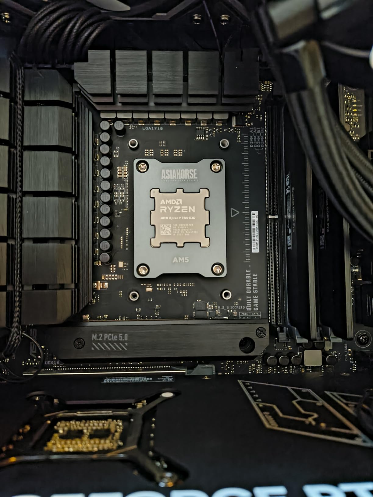 AsiaHorse AM5 CPU Contact Frame, 100% Flush Anti-Bending Secure Frame, High-Strength Metal Construction for AMD AM5 Motherboards (X670/B650), Enhances Cooling Efficiency, Includes 4 Screws &Hex Wrench customer photo 1