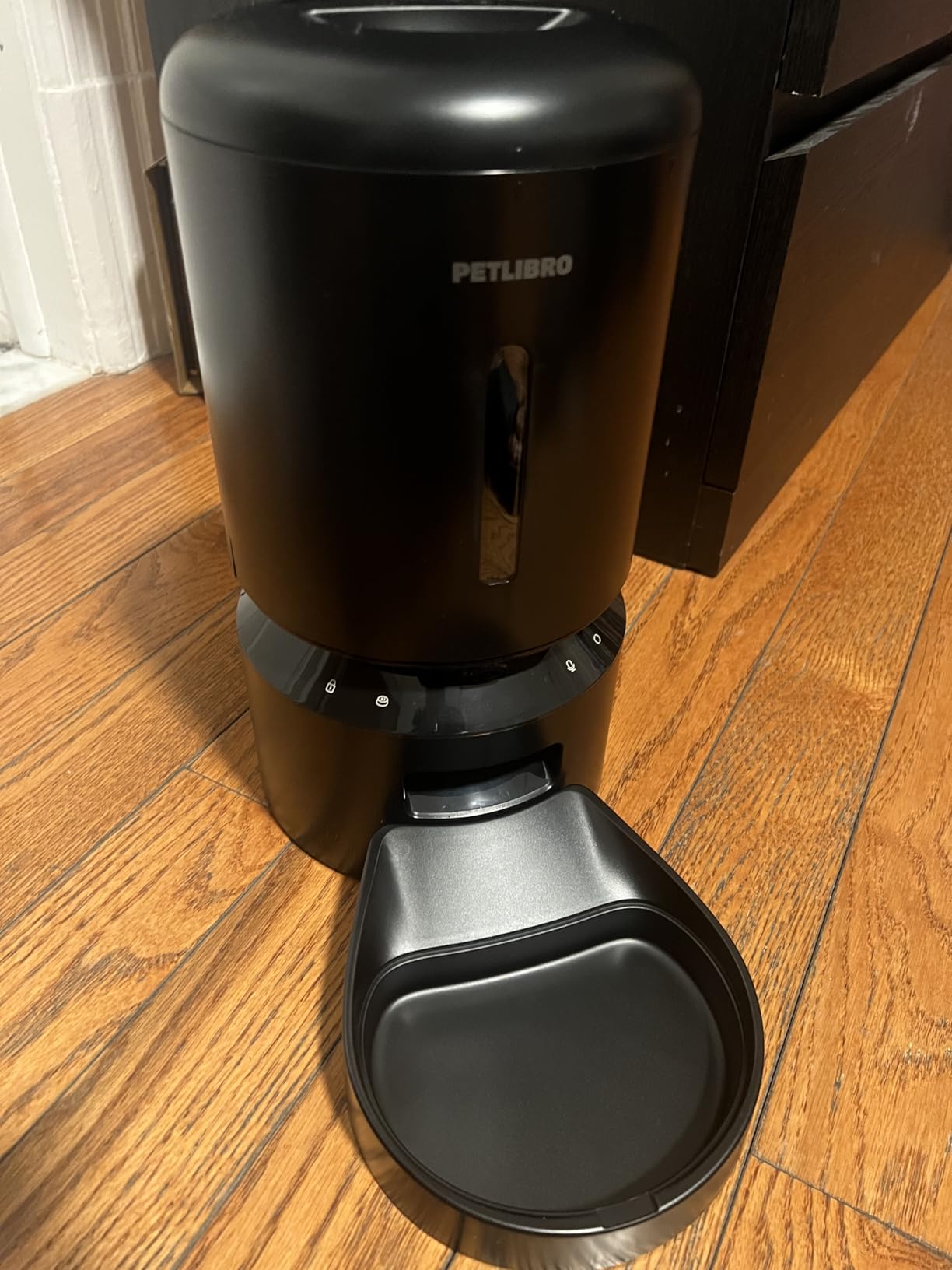 PETLIBRO Automatic Dog Feeder with Camera, Auto Cat Food Dispenser Slow Feeders Dogs Bowl, 1080P HD Video with Night Vision, 5G WiFi with 2-Way Audio, Stainless Steel Slow Food Tray customer photo 1