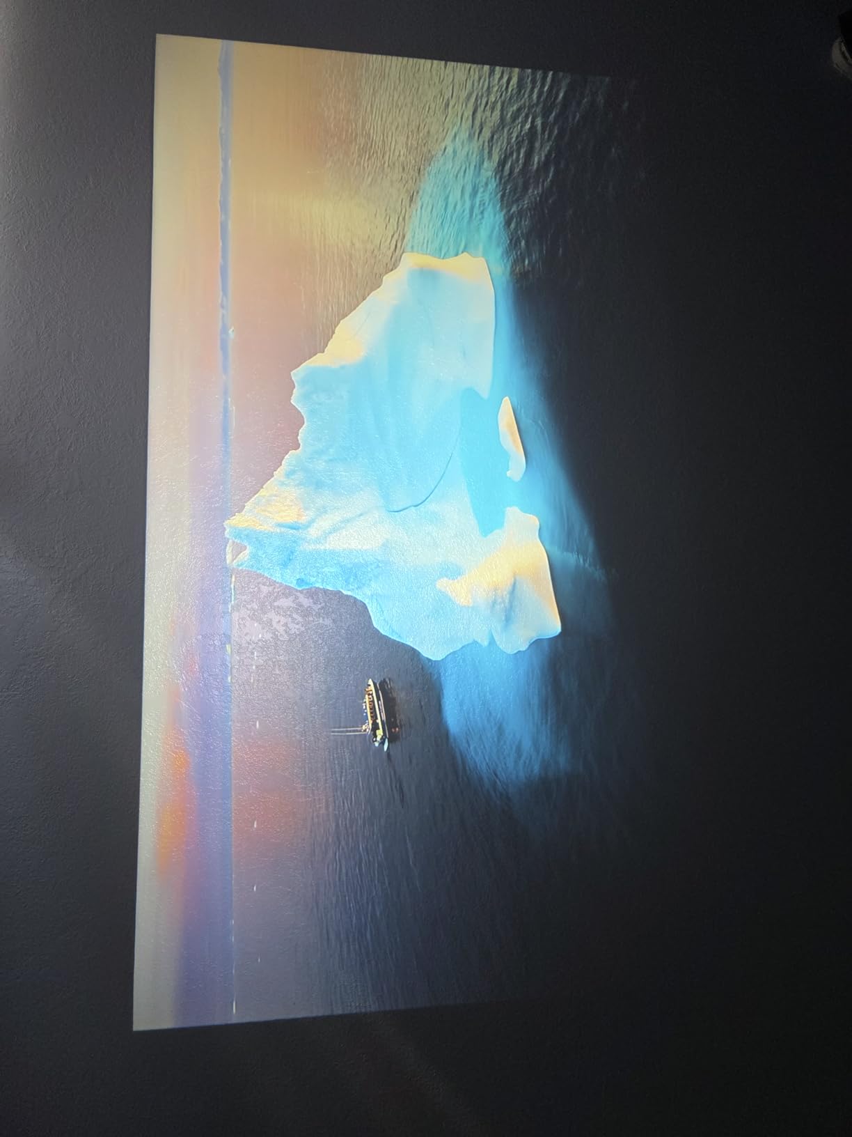 HAPPRUN 2000 ANSI Official Licensed Google TV Outdoor Projector 4K Decoding, Smart Projector with Wifi and Bluetooth, Auto Focus, Dolby Sound, Built-in Apps, with 270° Stand customer photo 1