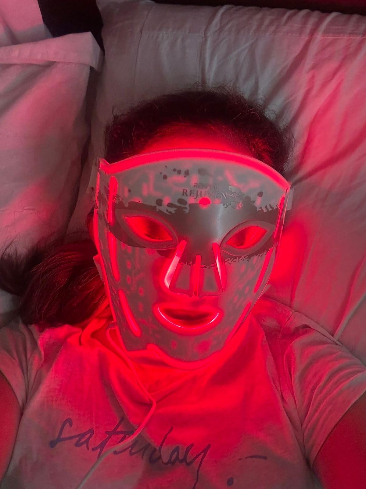 RENPHO 4D Red Light Therapy Mask for Face 2026, Birthday Gifts for Women Mom Wife, 324 LEDs Full Face Coverage & 3 Light Modes, Cordless LED Red Light Therapy Face Mask for Home Use & Travel customer photo 2