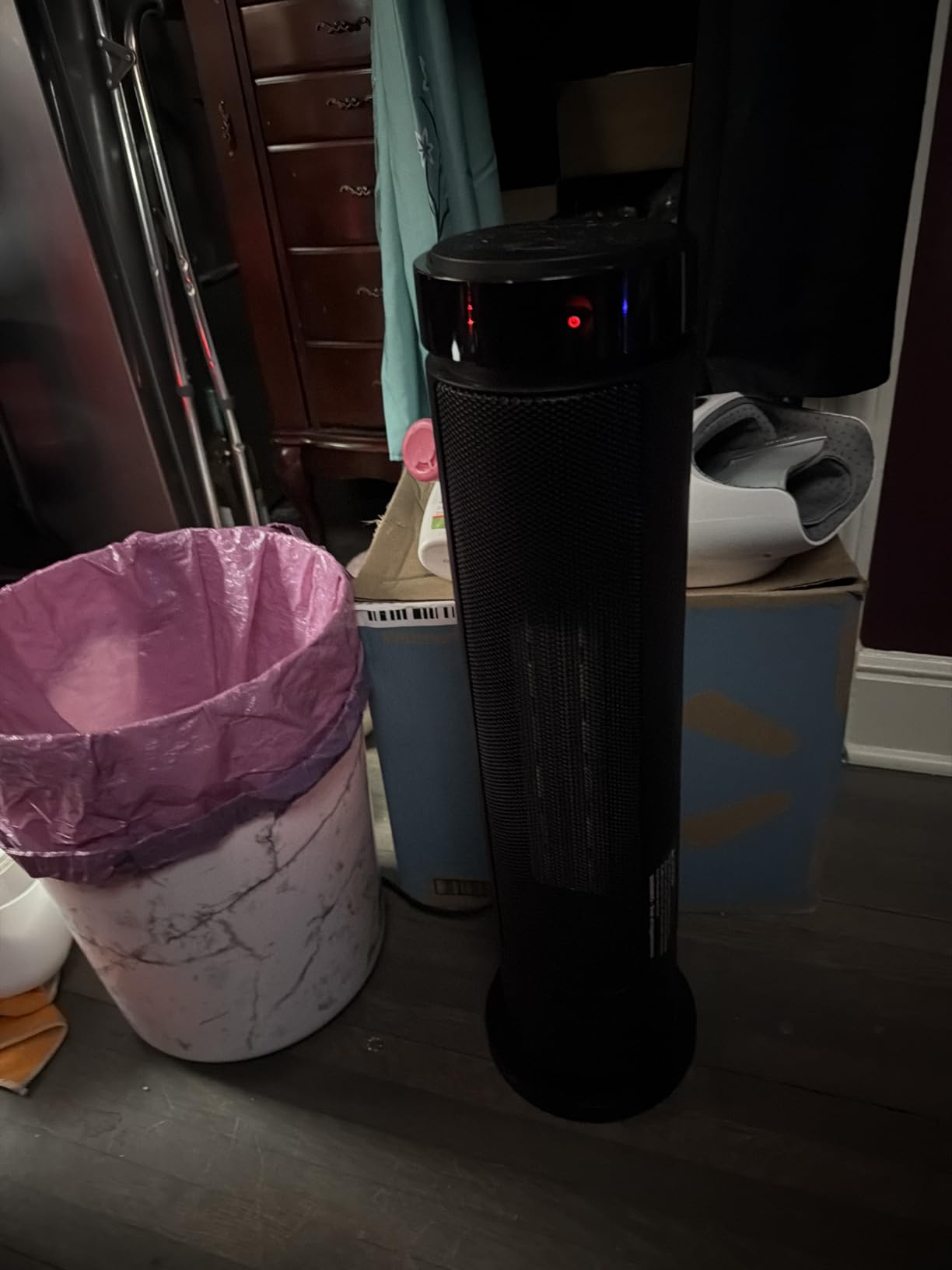 1500W PTC Ceramic Smart Space Heaters for Indoor Use, Portable Heater with Remote & App Control for Large Room, Office, ECO Modes, Safety Protection, 70° Oscillation, 12H Timer, Black, 1 Pack customer photo 1
