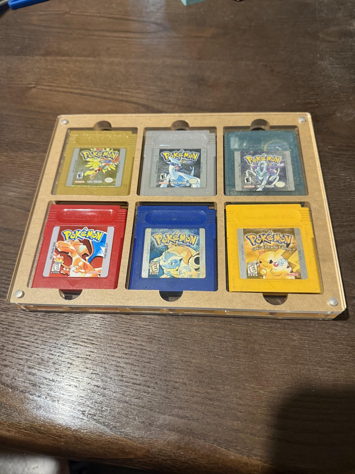 Video Game Cartridges Display Case, Compatible with Gameboy Advance Card Holder, Magnetic Acrylic Frame for Retro Game GBA Cartridge Collection (9 Slot) customer photo 1