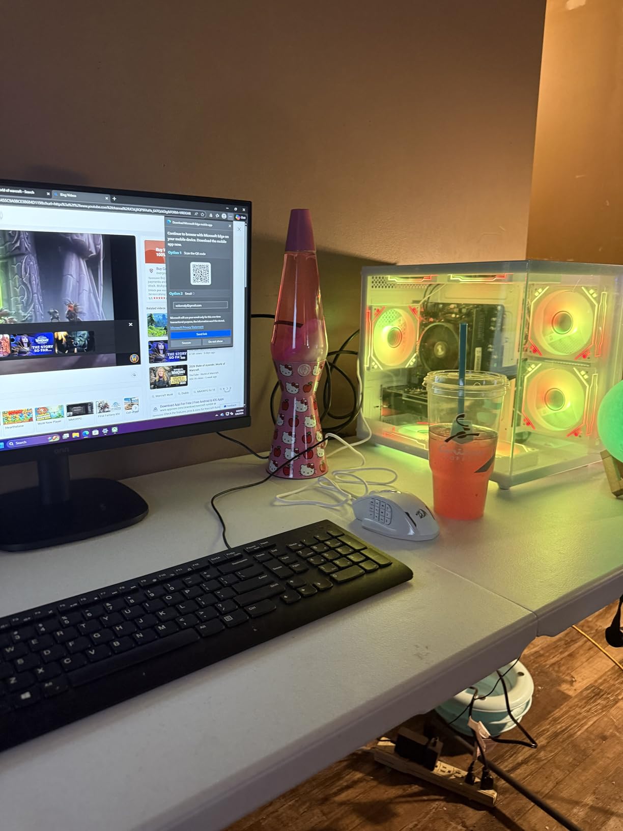 Pre Built Gaming PC Ryzen 5 5500 3.6GHz,(6Core 12Threads Up to 4.2G),Radeon RX6500XT 4G,DDR4 16G Nvme 512G SSD,WiFi 6 Tower Desktop Computer for Home and Office customer photo 1