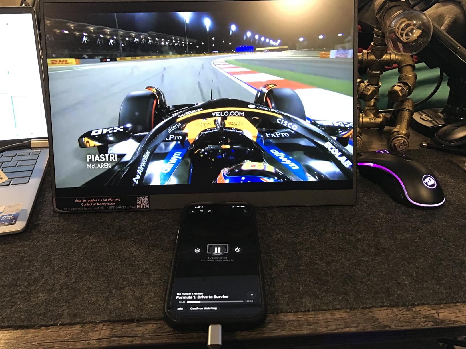 Portable Monitor Touchscreen 15.6 inch 1080P FHD 90% sRGB 60Hz, Travel Monitor for Laptop MacBook Surface PC Xbox PS5, HDMI USB-C VESA Compatible Built-in Speaker customer photo 1