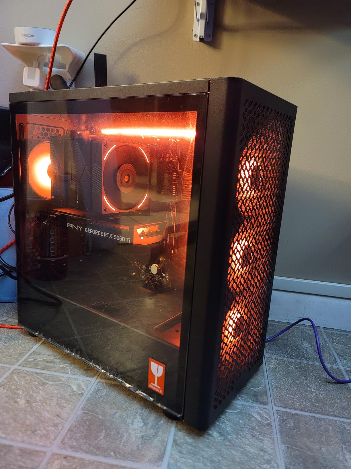 Cooler Master Elite 502 ATX High Airflow Minimalist PC Case, 410mm GPU Max, Compatible RTX 5090|RX 7090 XT, 360mm AIO Max, Type C, Tempered Glass, Triple 120mm aRGB Fan, Intakes Grill customer photo 2