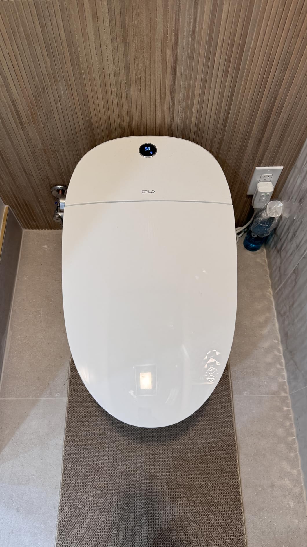 EPLO Smart Toilet Bidet with Tank, Foam Shield, Blackout Flush, Dual Auto Flush, Heated Seat, Air Dryer, Modern Elongated Japanese One Piece Bidet for Bathrooms E18 customer photo 2