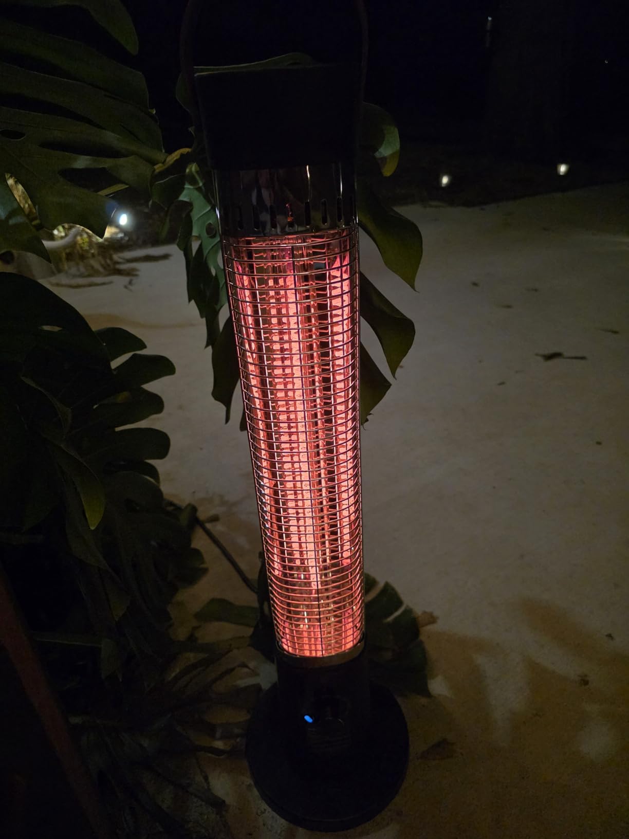 Patio Heater for Outdoor Use, Infrared Electric Outdoor Heater, 1500W Instant Heating, 60-Degree Oscillation, 9 Heat Levels, 9H Timer, Remote, for Garage, Backyard, Large Room, Indoor, 32.1