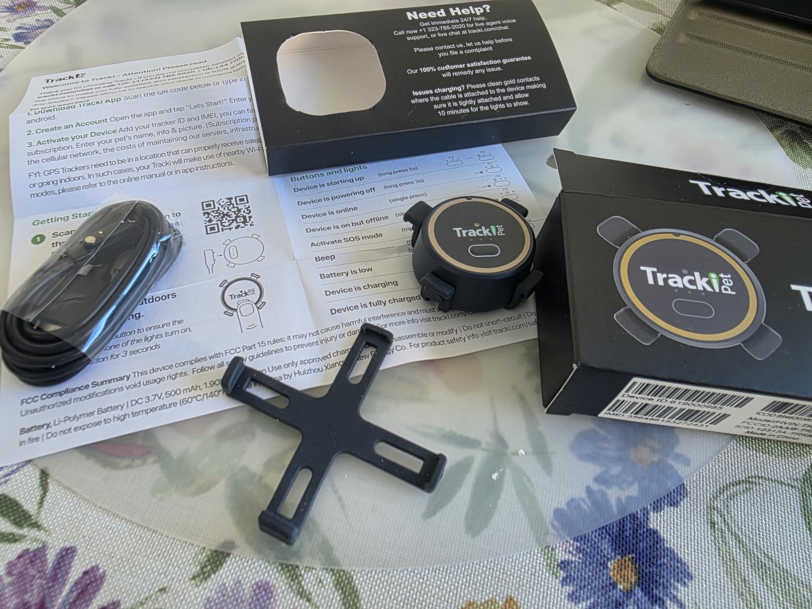 Tracki Dog GPS Tracker - Real-Time Dog Tracker & Pet Tracker - GPS Tracker for Dogs - Smart Alerts, Geo-Fence, Waterproof, Collar-Compatible - Long-Life Battery - iOS & Android (Subscription Required) customer photo 1