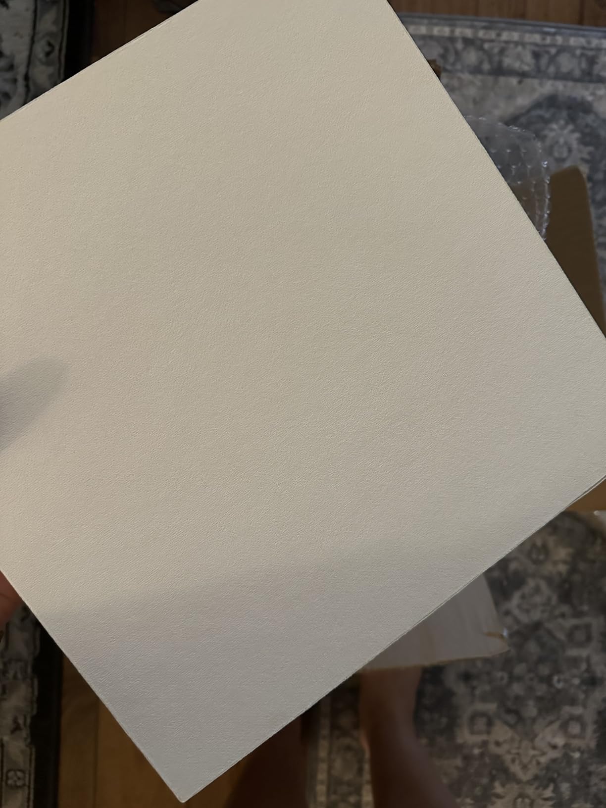 TroyStudio Acoustic Ceiling Panels - 14.2 X 12.4 X 1.2 Inches 4 Pcs Coated Fiberglass Hanging Drop Ceiling Tiles, Thick Sound Absorbing Wall Board for Office, Home Theater, Music Recording Studio customer photo 2