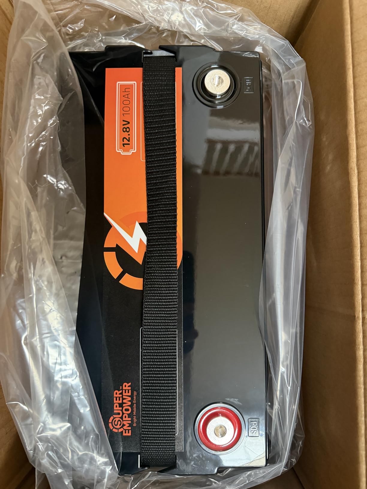 12V 100Ah LiFePO4 Lithium Battery- BCI Group 31, Deep Cycle RV LiFePO4 Battery with Low-Temp Protection, 100A BMS, 1280Wh, Max.15000 Cycles, 10-Year Lifespan for RV, Solar, Trolling Motor, Marine customer photo 1