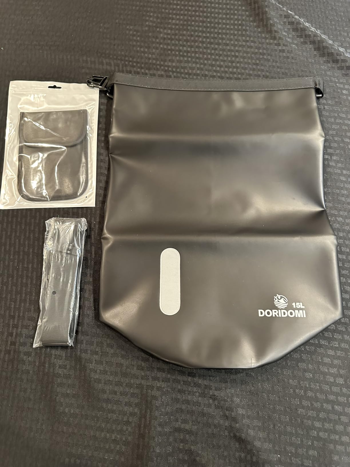 Faraday Bags EMP Proof Bag - 15L Black Waterproof Faraday Backpack with Front Pocket & Padded Strap, EMP Bags, Faraday Bag for Generator and Laptops Electronics , RFID Signal Blocker for Data Security customer photo 1