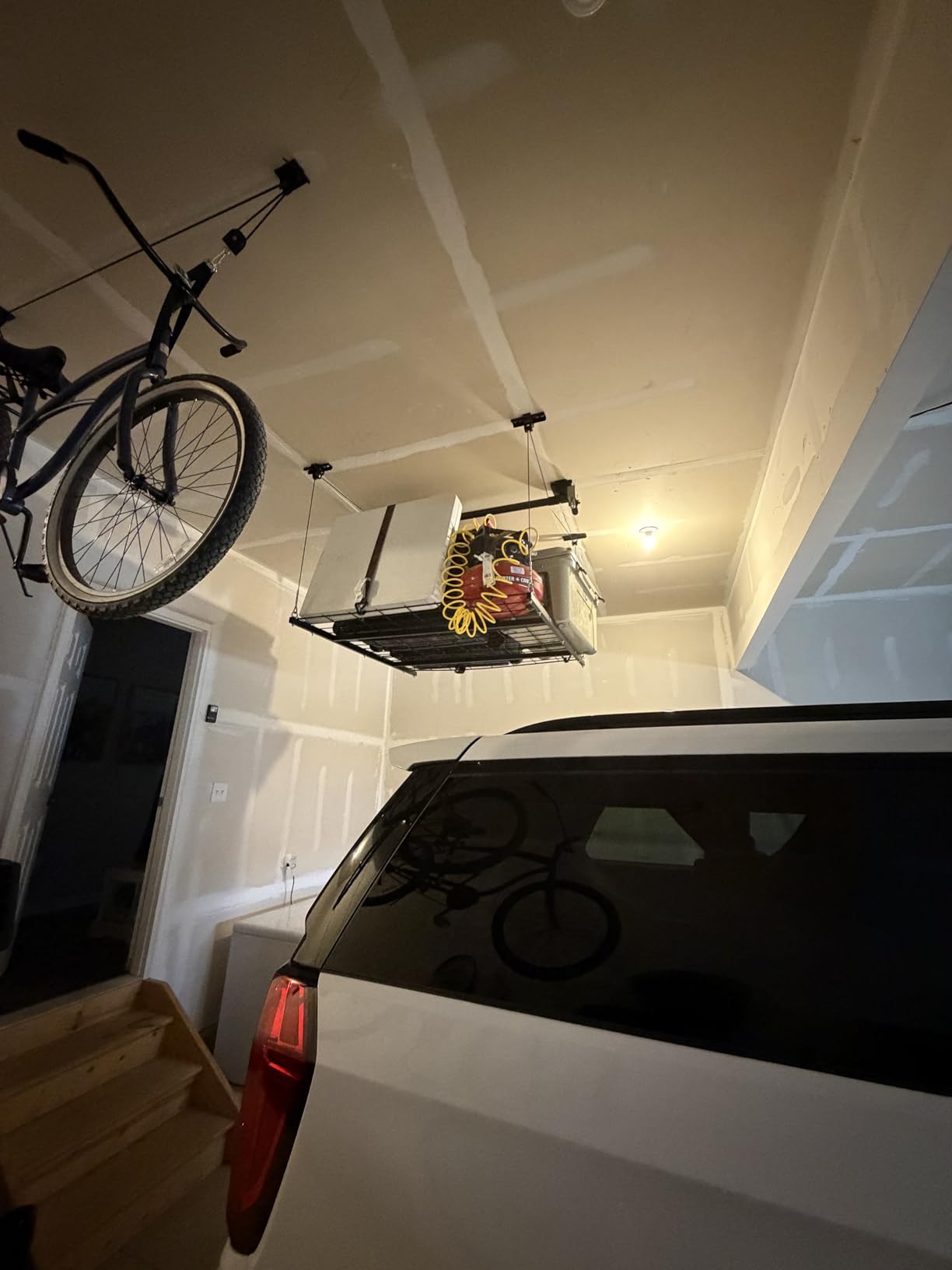 GADFISH Garage Ceiling Lift Storage Rack, Easy Lifting 85