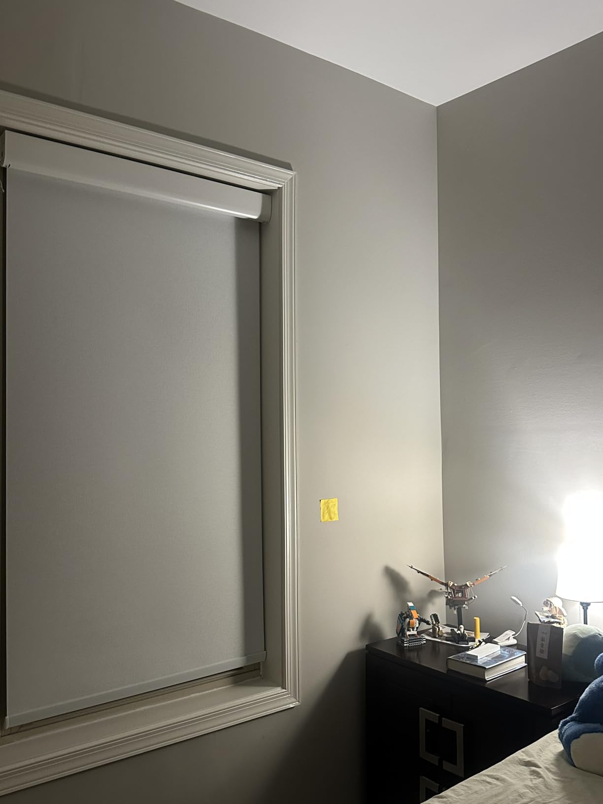 Kincmo No Drill Motorized Blinds with Remote, 100% Blackout Roller Shades for Windows, Custom Electric Blinds Compatible with Alexa, Apple HomeKit, Google Home (100% Blackout Elegant White) customer photo 1