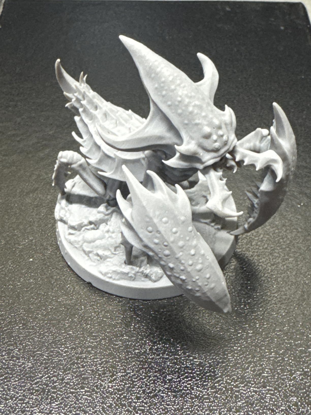 Wear-Resistant 3D Printer Resin - Ceramic Matte Finish for BJD & Miniatures, High Precision & Durable for TGM Models, 405nm UV Curing Resin for LCD/DLP/MSLA Printers (Red Wax, 1000g) customer photo 1