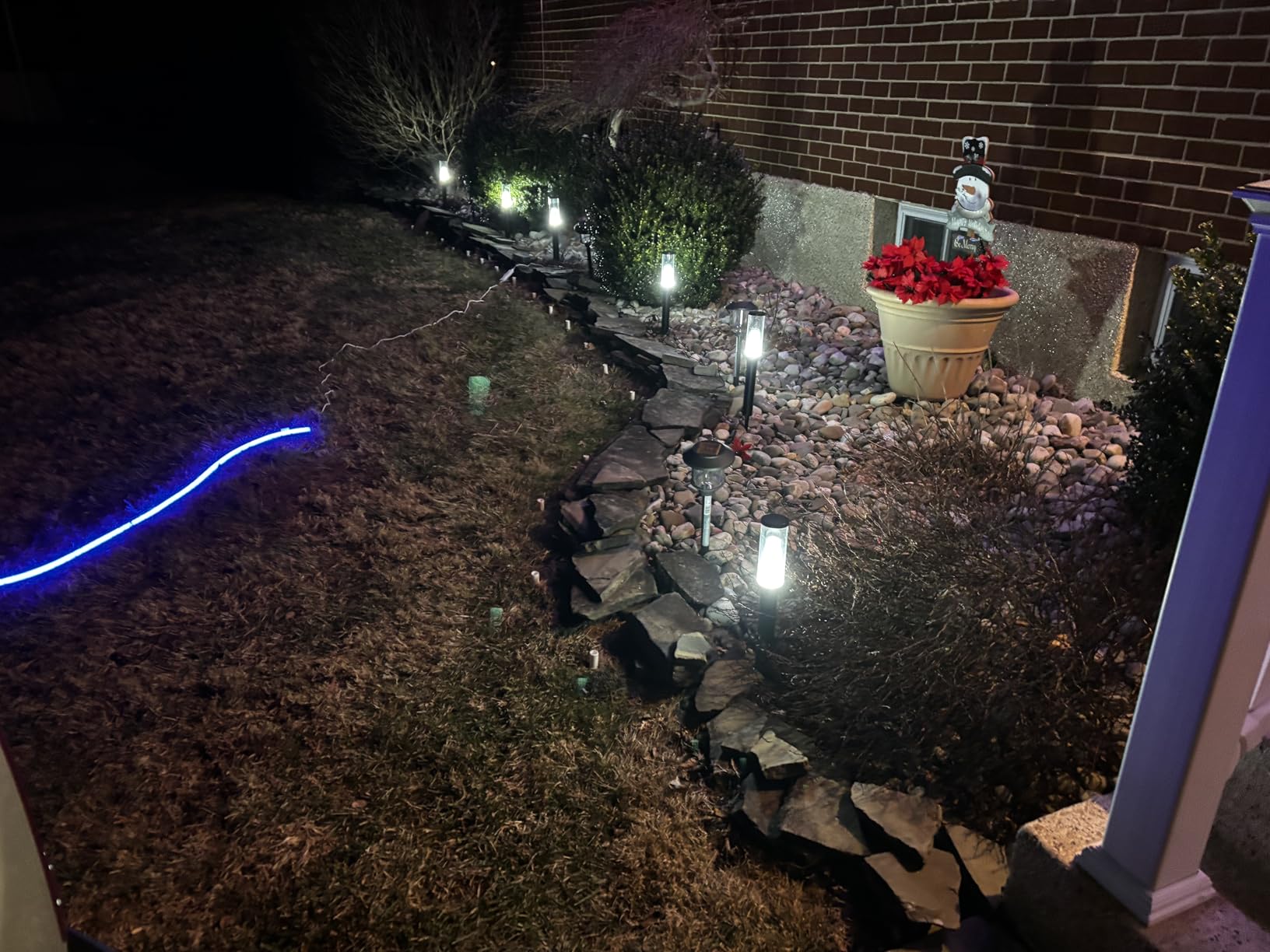 APPECK Pathway Lights Outdoor 800LM, RGBCW Low Voltage Landscape Lighting, Smart APP and Alexa Control, IP65 Waterproof, Color Changing Walkway Lights for Garden, Yard, Patio, Christmas, 6 Pack customer photo 1