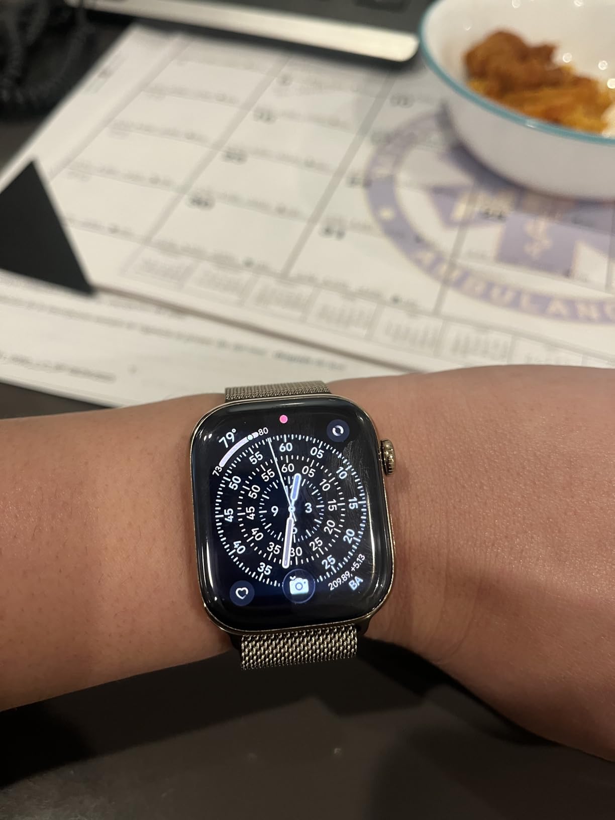 Apple Watch Series 11 [GPS 42mm] Smartwatch with Rose Gold Aluminum Case with Light Blush Sport Band customer photo 1
