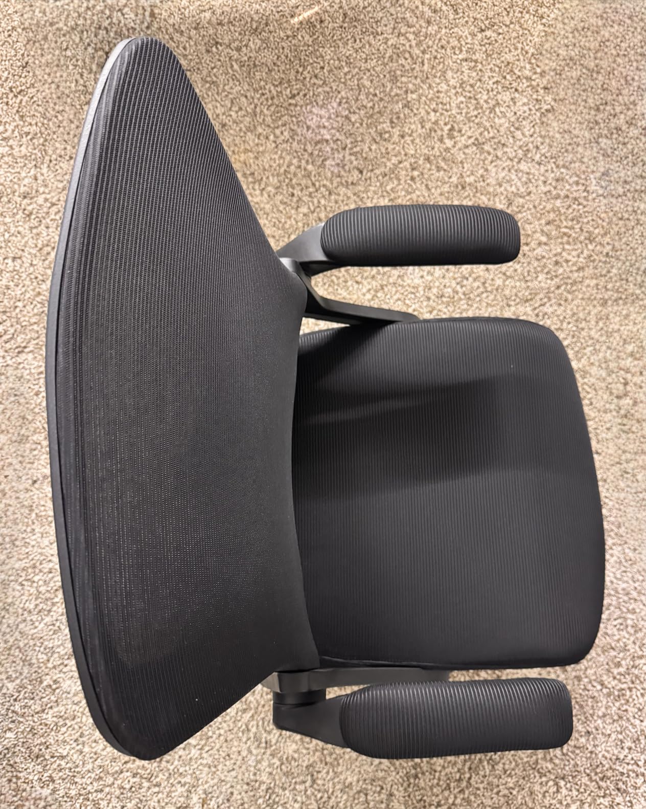 Ergonomic Office Chair, Desk Chair with Adjustable Lumbar Support, Breathable Mesh Comfy Computer Chairs with Flip-up Armrests Executive Task Chair for Adults Home Office(Black) customer photo 1