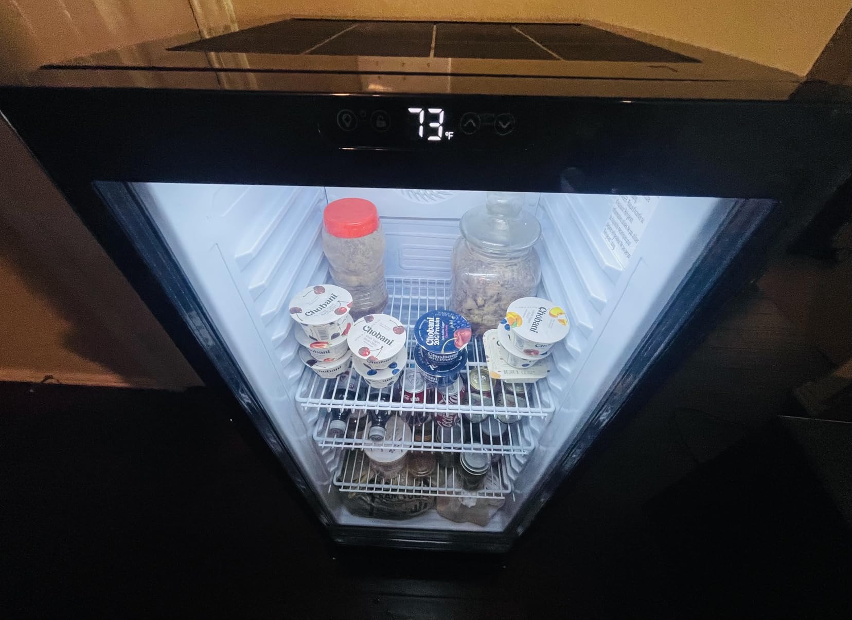 7 Cu.Ft Commercial Refrigerators, Display Fridge with Locking, Key & LED, Outdoor Beverage Refrigerator with Double-Tempered Glass Door, Beverage Cooler for Bar, Office, Restaurant customer photo 1