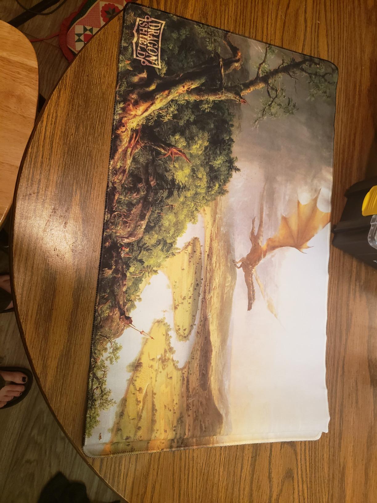 Dragon Shield Playmat - Standard Size TCG Playmat with Stitched Edges & Non-Slip Rubber Backing - Included Tube for Transport & Protection | Halloween 2025 customer photo 1