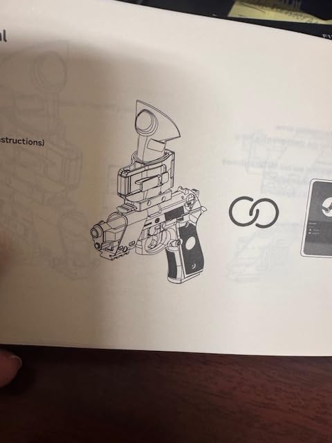 WonderFitter M9 VR Pistol Controller for Meta Quest 2/3/3S SteamVR HTC Vive PICO Realistic Shooting Simulator with Recoil Trigger Pull Detachable Magazine FPS Gun Accessory for Pavlov Onward Half-Life customer photo 1